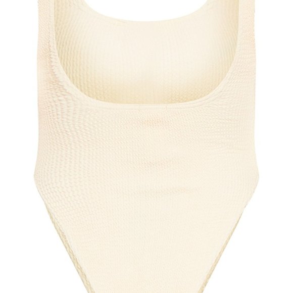 SAND BUTTON DOWN CRINKLE SWIMSUIT/BODYSUIT (NEVER WORN) - Picture 4 of 6